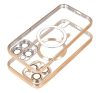 Electro Mag Apple iPhone 16 Pro MagSafe kompatibilis hátlap tok, arany