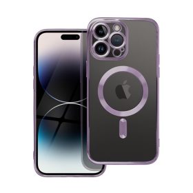   Electro Mag Apple iPhone 16 Pro Max MagSafe kompatibilis hátlap tok, lila