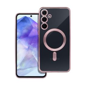   Electro Mag Samsung Galaxy A55 MagSafe kompatibilis hátlap tok, rozéarany