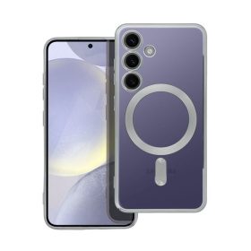   Electro Mag Samsung Galaxy S24 MagSafe kompatibilis hátlap tok, ezüst