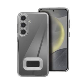   Glam Xiaomi Redmi A3 4G hátlap tok kameravédő peremmel, ezüst