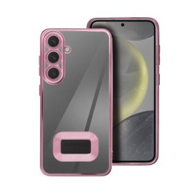   Glam Xiaomi Redmi 13C hátlap tok kameravédő peremmel, rozéarany