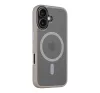 Tactical MagForce Hyperstealth Apple iPhone 16 MagSafe hátlap tok, áttetsző/világosszürke