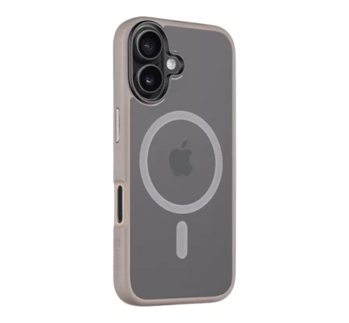 Tactical MagForce Hyperstealth Apple iPhone 16 MagSafe hátlap tok, áttetsző/világosszürke