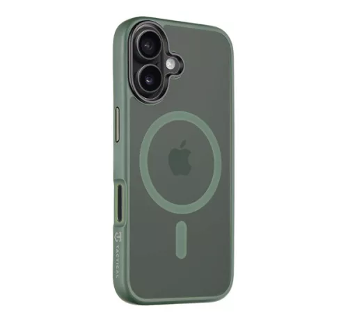 Tactical MagForce Hyperstealth Apple iPhone 16 Forest MagSafe hátlap tok, áttetsző/sötétszöld