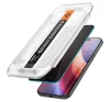 Spigen Glas.tR EZ Fit Privacy Apple iPhone 16 Pro / 17 / 17 Pro, tempered kijelzővédő fólia felhelyező kerettel (2db)