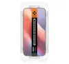 Spigen Glas.tR EZ Fit Privacy Apple iPhone 16 Pro / 17 / 17 Pro, tempered kijelzővédő fólia felhelyező kerettel (2db)