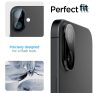 Spigen Glas.tR Optik Apple iPhone 16 Plus / iPhone 16 Tempered kameravédő fólia, fekete (2db)