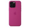 Apple iPhone 16 Pro Max MagSafe gyári szilikon tok, fukszialila