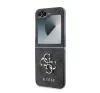 Guess 4G Metal Logo PU Samsung Galaxy Z Flip 6 / Flip 7 FE hátlap tok, szürke