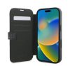 Guess 4G Metal Logo iPhone 16 Pro flip/oldalra nyíló tok, fekete GUBKP16L4GMGGR