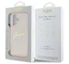 Guess IML Heart iPhone 16 kemény hátlap tok, rózsaszín GUHCP16SHCHGSPP