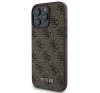 Guess 4G Classic iPhone 16 Pro Max kemény hátlap tok, barna GUHCP16XG4GFBR