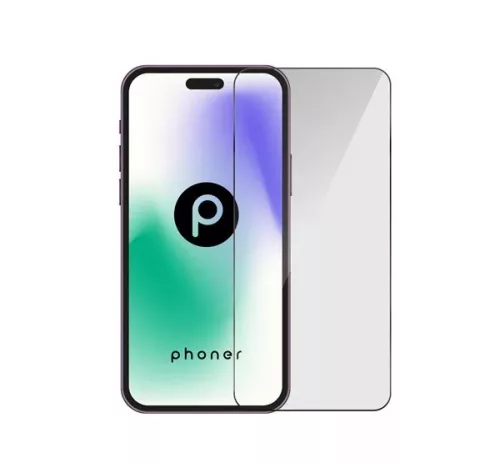 Phoner Apple iPhone 16 Pro Max / 17 Pro Max Master Clear Tempered Glass kijelzővédő fólia felhelyező kerettel