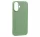 Phoner Apple iPhone 16 Plus szilikon tok, sötétzöld