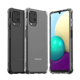   Samsung Galaxy M32 matt ütésálló gyári tok, füstszínű (GP-FPM325KDABW)