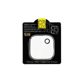   Samsung Galaxy S24 FE tempered glass 5D kameravédő üvegfólia, fekete