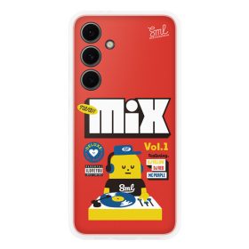 Samsung Galaxy S24 FE gyári Flipsuit tok, piros