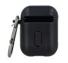 Apple Airpods 4 szilikon tok, Carbon, fekete