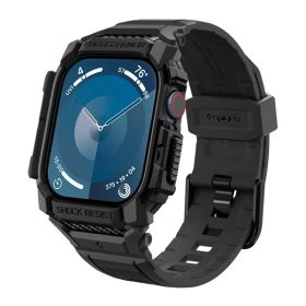  Spigen Rugged Armor Pro Apple Watch 10 46mm tok, Matte Black, fekete