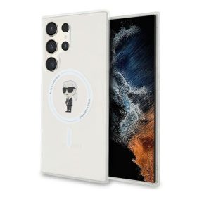   Karl Lagerfeld IML Ikonik S24 Ultra MagSafe tok, átlátszó KLHMS24LHFCKNOT