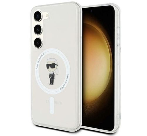 Karl Lagerfeld IML Ikonik S24 MagSafe tok, átlátszó KLHMS24SHFCKNOT