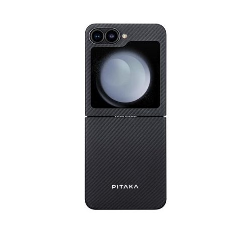 Pitaka MagEZ Case 5 Samsung Galaxy Z Flip 6 / Flip 7 FE MagSafe tok, Black/gray