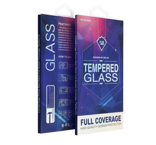 Xiaomi Redmi Note 13 Pro+ 5G 5D Full Glue tempered glass kijelzővédő üvegfólia, fekete