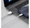 Baseus Simple Wisdom USB / Lightning adat/töltőkábel, 2,4A, 1,5m, Fehér (2db)