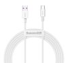 Baseus Superior USB-USB-C kábel, 66W, 2 m, fehér