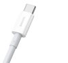 Baseus Superior USB-USB-C kábel, 66W, 2 m, fehér