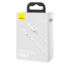 Baseus Superior USB-USB-C kábel, 66W, 2 m, fehér