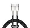 Baseus Cafule USB-C - USB-C kábel, 100W, 1m, fekete