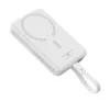 Baseus Magnetic Mini Powerbank 10000mAh, 30W, fehér