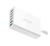 Blitzwolf BW-S15 6xUSB-A töltő, QC 3.0, 60W, fehér