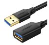 Ugreen USB-A 3.0 hosszabbító kábel 3m, fekete