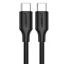 Ugreen USB-C gyorstöltő kábel, 60W, 1m, fekete