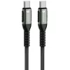 Forcell F-Energy C263 USB-C-USB-C tölto / adatkábel, QC4.0 PD 5A, 240W, 1,2m, fekete