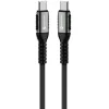 Forcell F-Energy C263 USB-C-USB-C tölto / adatkábel, QC4.0 PD 5A, 240W, 1,2m, fekete