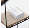 Forcell F-Energy TFK-TC-25WPD USB-C töltő adapter, PD, QC4.0, 3A, 25W, fehér