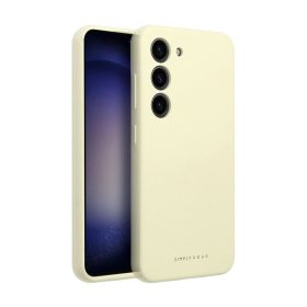   Roar Xiaomi Redmi 14C prémium szilikon tok velúr béléssel, világos sárga