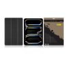Tactical Book Tri Fold iPad Pro 11 2024 / 2025, flip tok, fekete