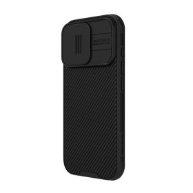   Nillkin CamShield Pro Apple iPhone 16 Pro mágneses műanyag hátlap tok,  fekete