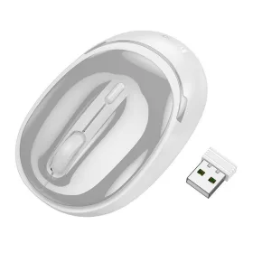   Hoco GM34 wireless vezeték nélküli egér, 2,4G 1600dpi, szürke-fehér