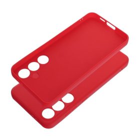 Forcell Soft Samsung S24 FE szilikon tok, piros