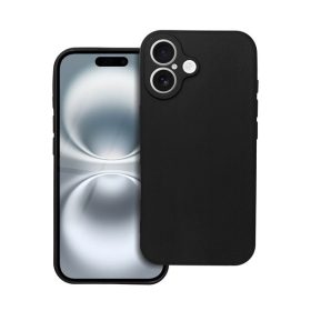 Forcell Soft iPhone 16 szilikon tok, fekete