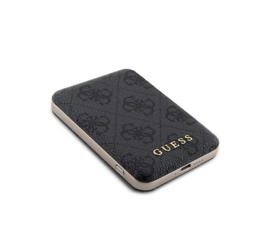 Guess PU 4G MagSafe kompatibilis Power bank / külső akkumulátor, 5000mAh, fekete