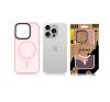 Tactical MagForce Hyperstealth iPhone 15 Pro hátlap tok, áttetsző/rózsaszín