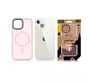 Tactical MagForce Hyperstealth iPhone 15 hátlap tok, áttetsző/rózsaszín