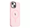Tactical MagForce Hyperstealth iPhone 14 hátlap tok, áttetsző/rózsaszín